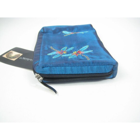 The Metropolitan Museum Of Art Embroidered Dragonfly Silk Pouch MMA Box NWT - Picture 9 of 14